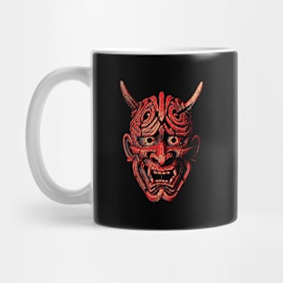 Hannya Japanese Red Demon Mug